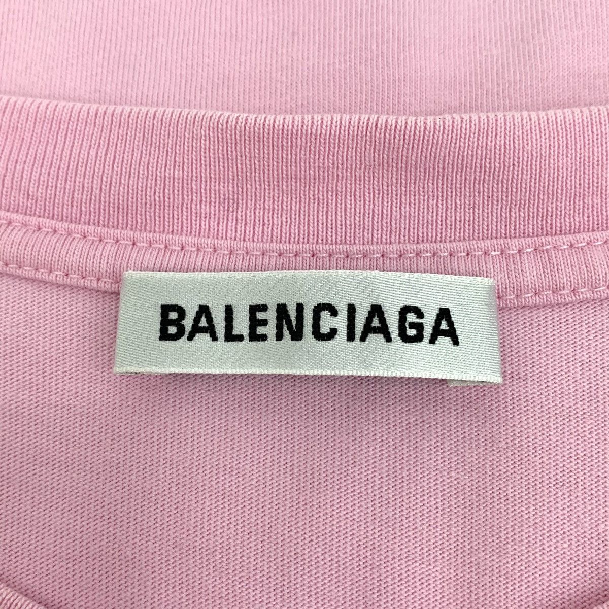 Balenciaga Balenciaga Pink Letter Print Short Sleeve T-shirt K26WX Size M / US 6-8 / IT 42-44 - 5 Thumbnail