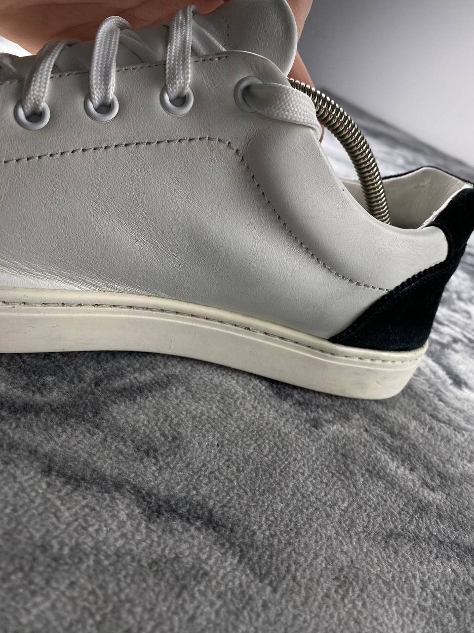 Dolce & Gabbana Dolce & Gabbana Leather Sneakers Men Size 9 White Size US 9 / EU 42 - 20 Thumbnail