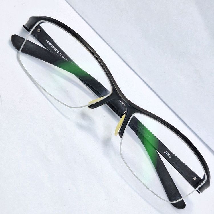 JINS JINS Airframe Slim Edge MUN-19S-193 Half-Rim Glasses PPSU Size ONE SIZE - 1 Thumbnail
