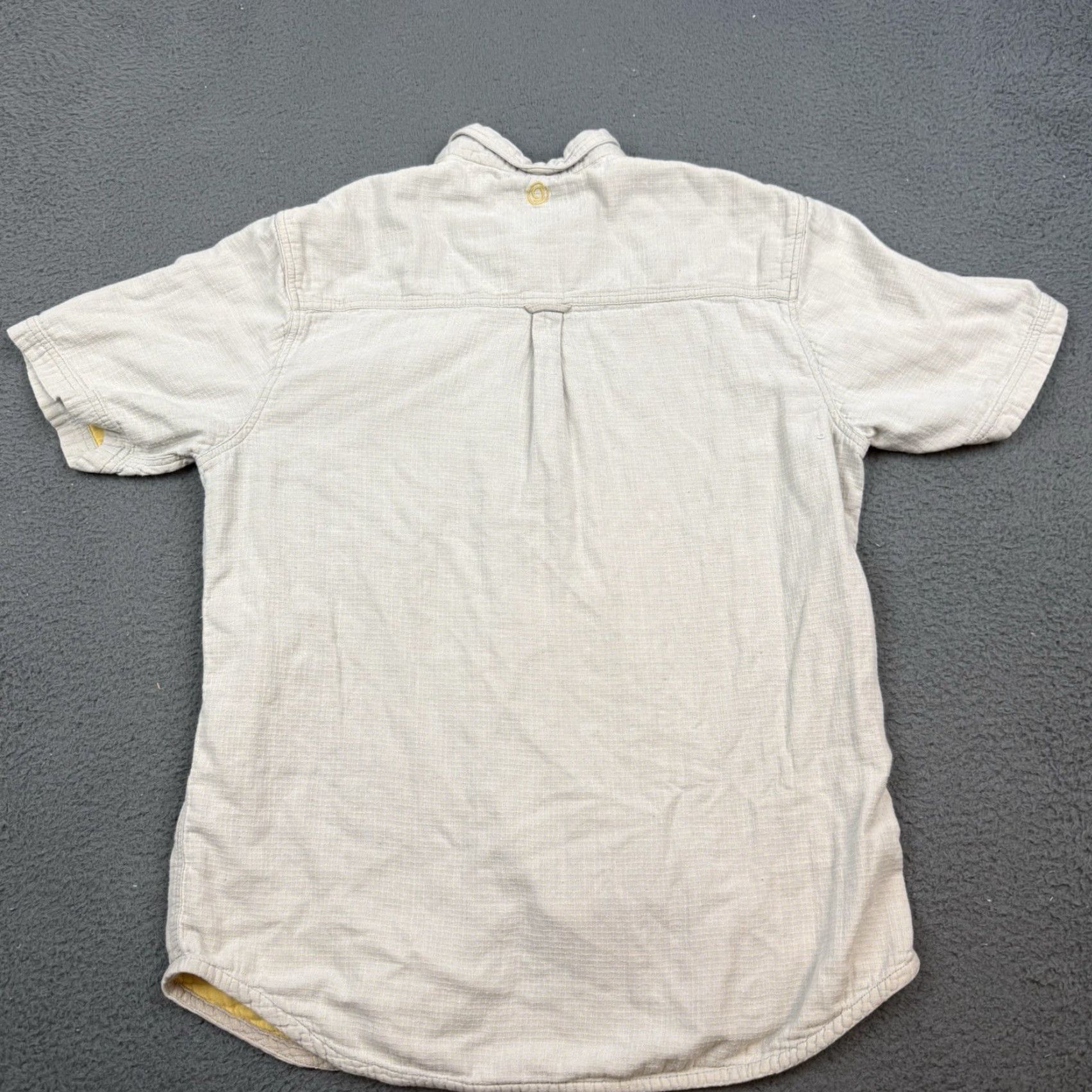 Gramicci VINTAGE Gramicci Shirt Mens L Beige Button-Up Collar Short Sleeve Hiking Size US L / EU 52-54 / 3 - 6 Thumbnail