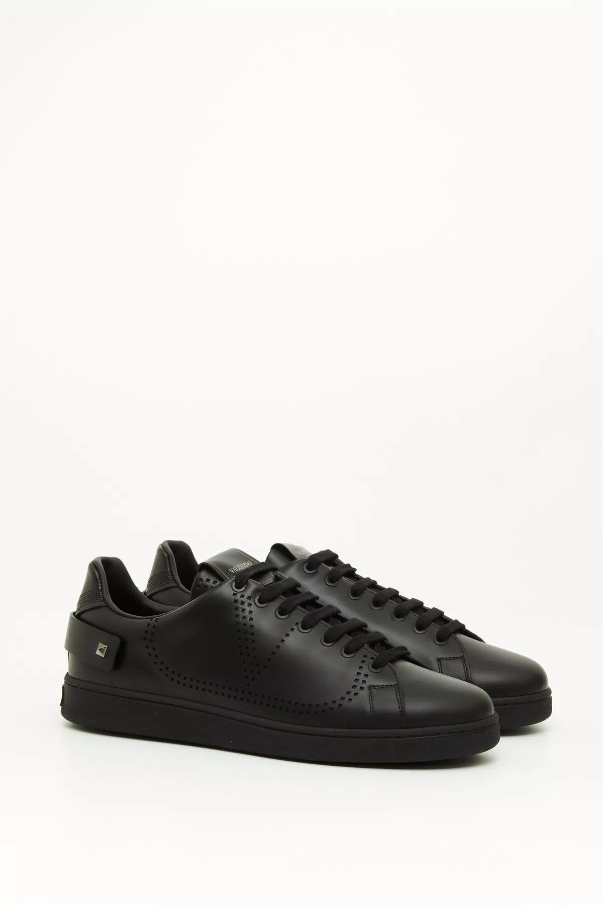 Valentino oc11z0725 Backnet Calfskin Sneaker in Black Size US 11.5 / EU 44-45 - 2 Thumbnail