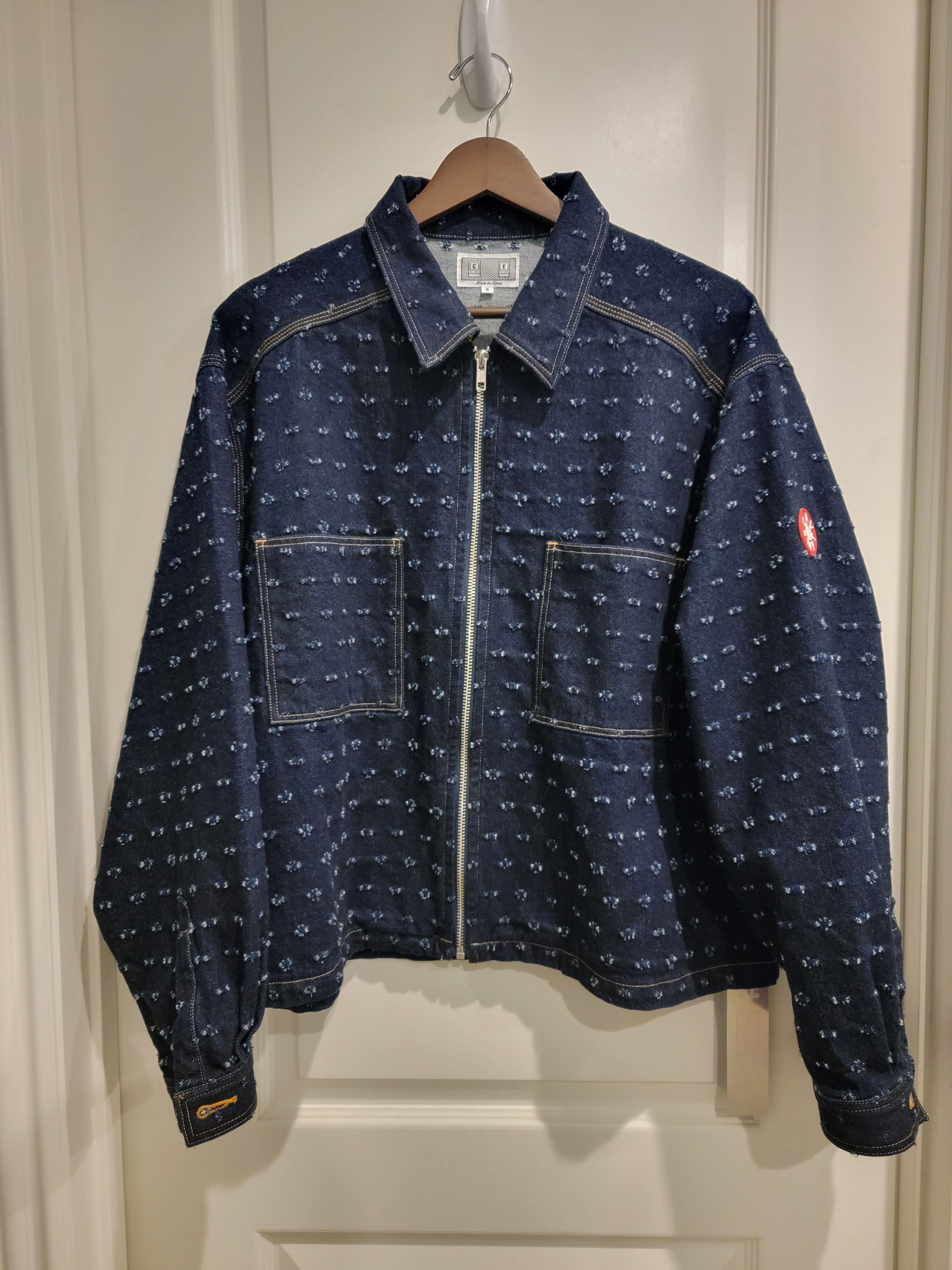MAJ DAM Denim Short Zip Jacket