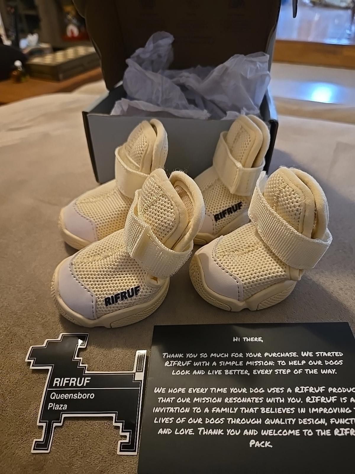 Other RifRuf Caesar 1 - Bone Size 3/4 Designer Dog Shoes Size ONE SIZE - 1 Thumbnail