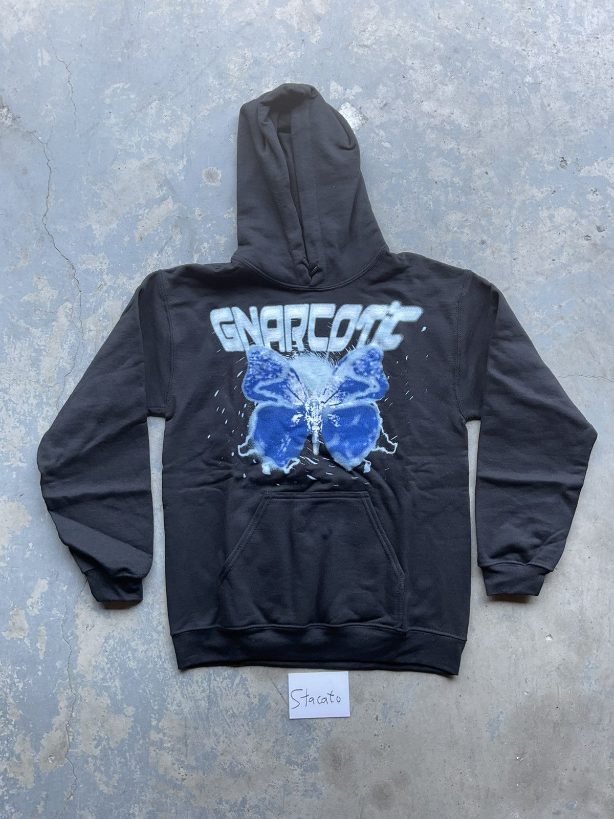 Gnarcotic Gnarcotic Lil Gnar Butterfly Logo Hoodie Black Size US S / EU 44-46 / 1 - 1 Thumbnail