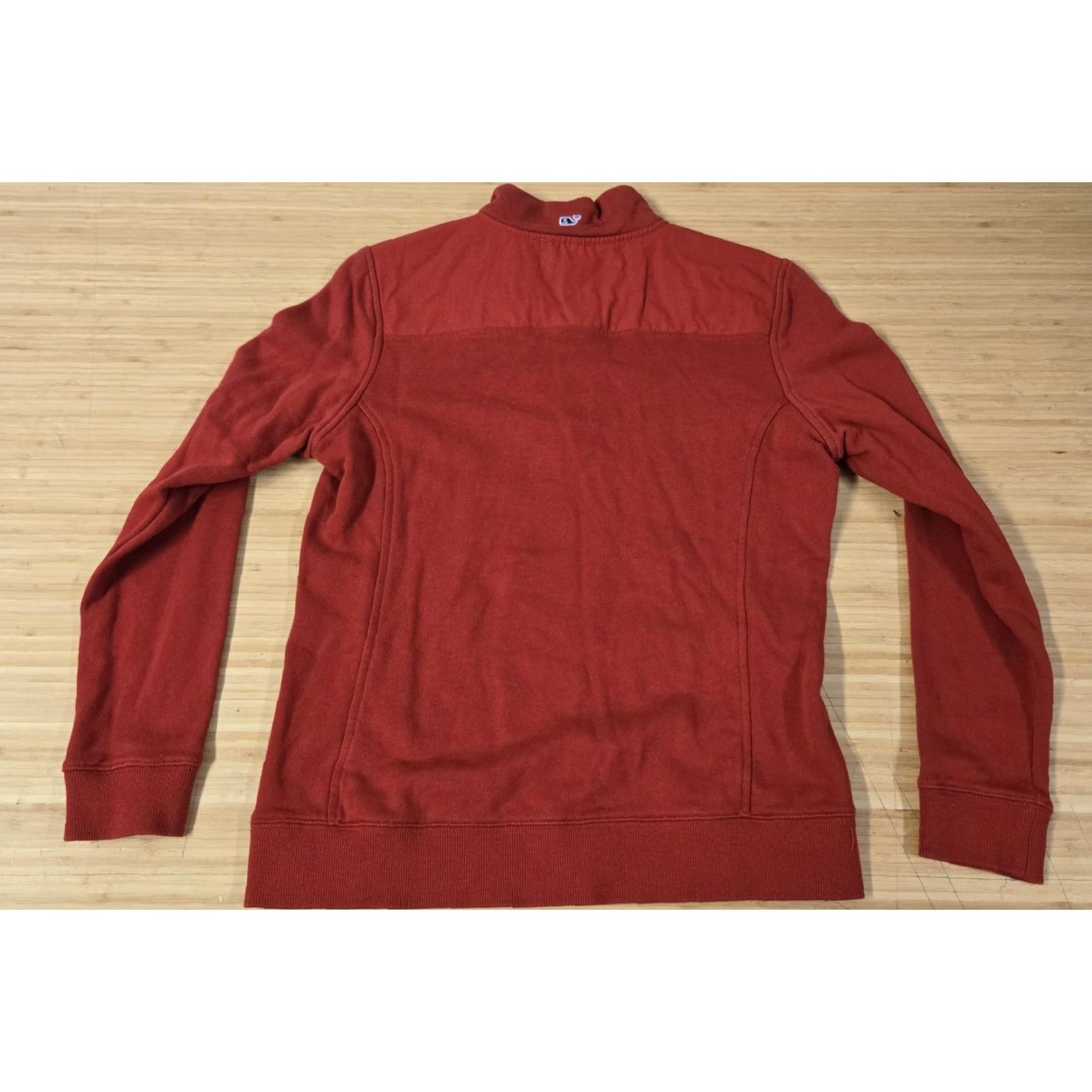 Vineyard Vines Vineyard Vines Shep Shirt Womens S Red Quarter Zip Pullover Sweatshirt Mock Neck 1/4 Zip Preppy Whale Snug Ribbed Cuffs Size S / US 4 / IT 40 - 5 Thumbnail