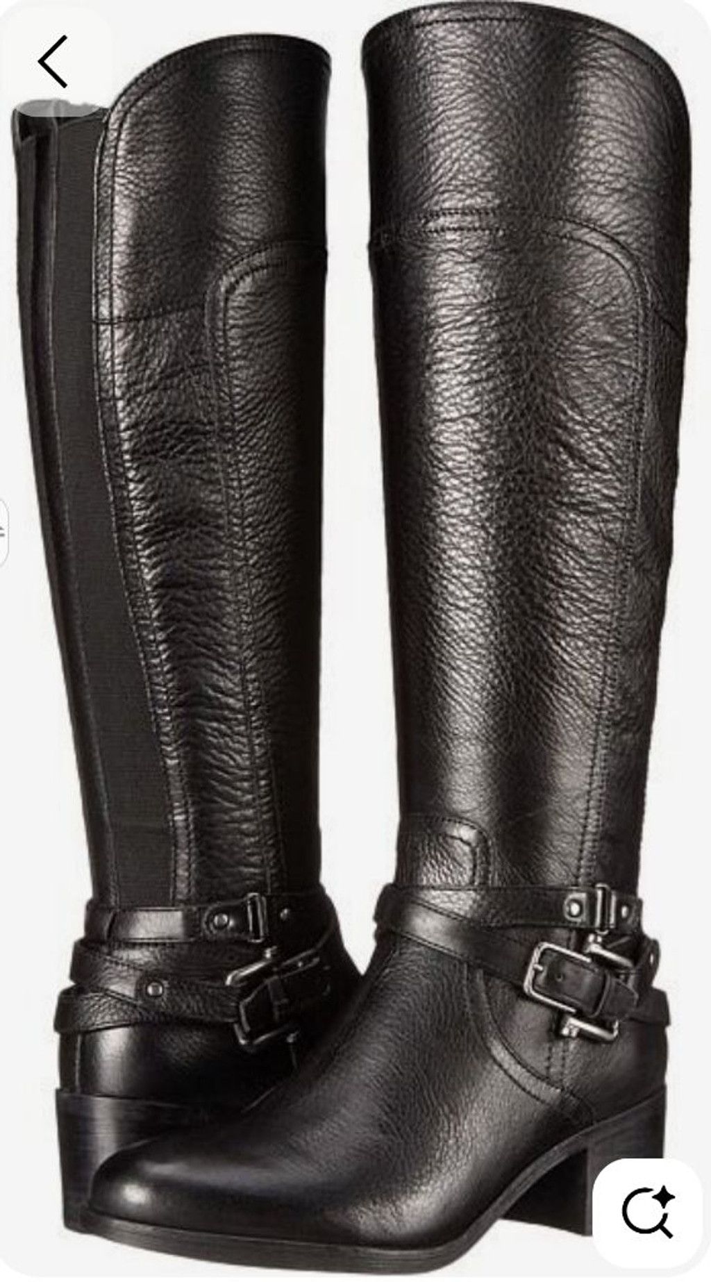 Marc Fisher Marc Fisher Kacee Leather Riding Boots Size 7.5M Size US 7.5 / IT 37.5 - 2 Thumbnail