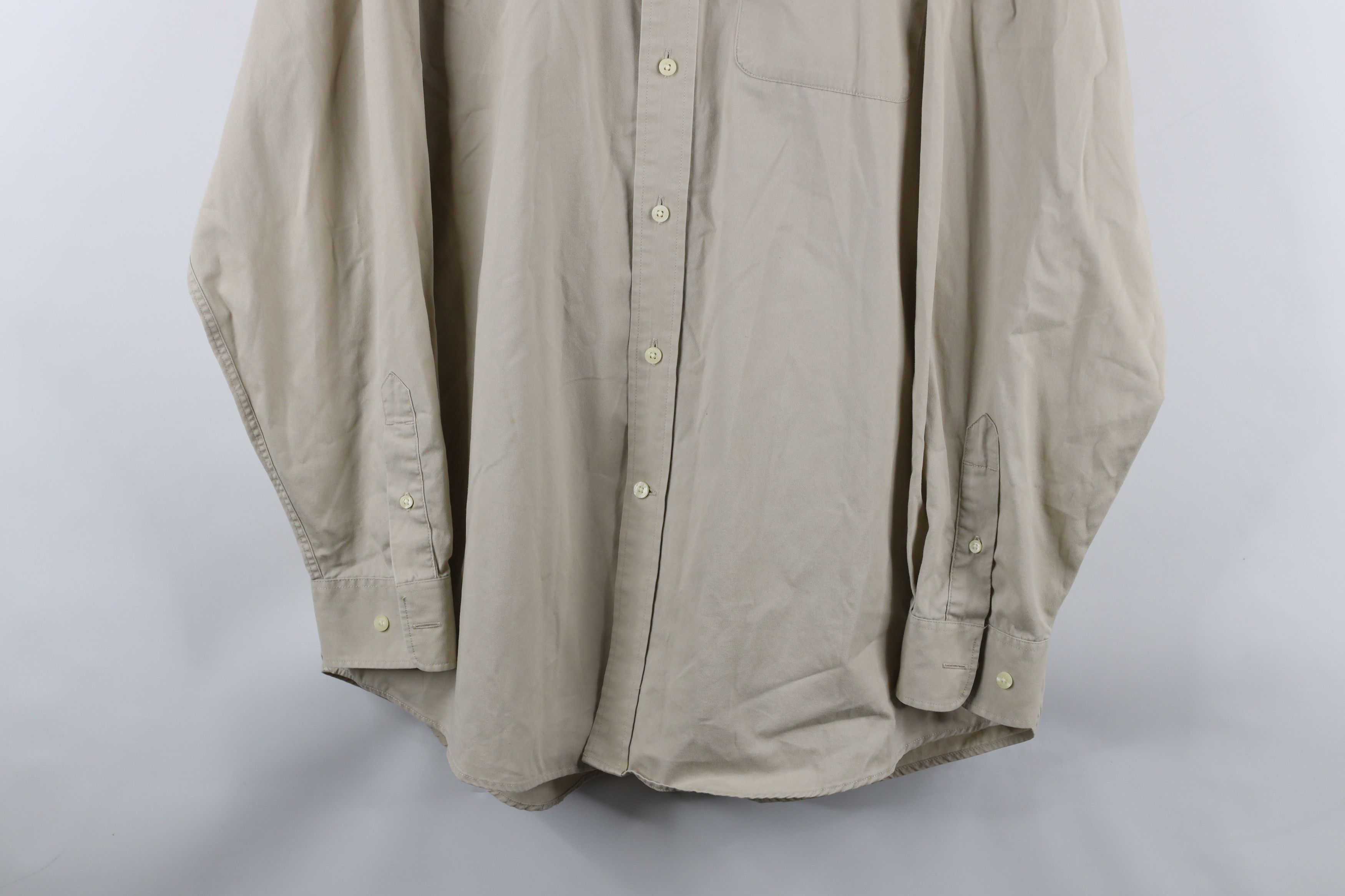 Vintage Vintage Spell Out Corvette Racing Button Down Shirt Beige Size US XL / EU 56 / 4 - 3 Thumbnail