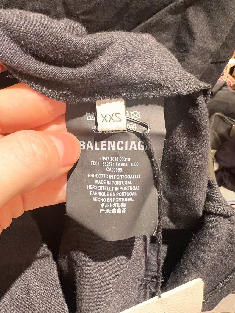 Balenciaga Balenciaga Embroidered Printed Logo Short Sleeve Size US XXS / EU 40 - 5 Thumbnail