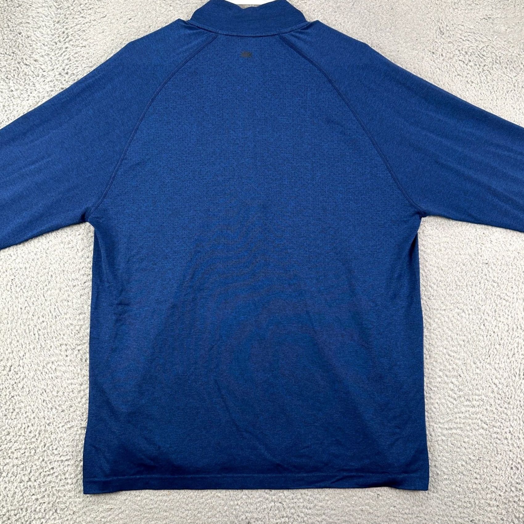 Rhone Rhone Mens Pullover Shirt XL Blue 1/4 Zip Long Sleeve Mock Neck Lightweight Casual Outdoor Logo Size US XL / EU 56 / 4 - 3 Thumbnail