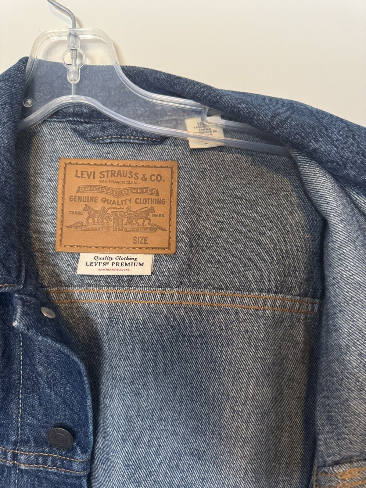 Levi's × Levi's Vintage Clothing × Vintage Levi’s Pattern Denim Jacket Size US M / EU 48-50 / 2 - 6 Thumbnail