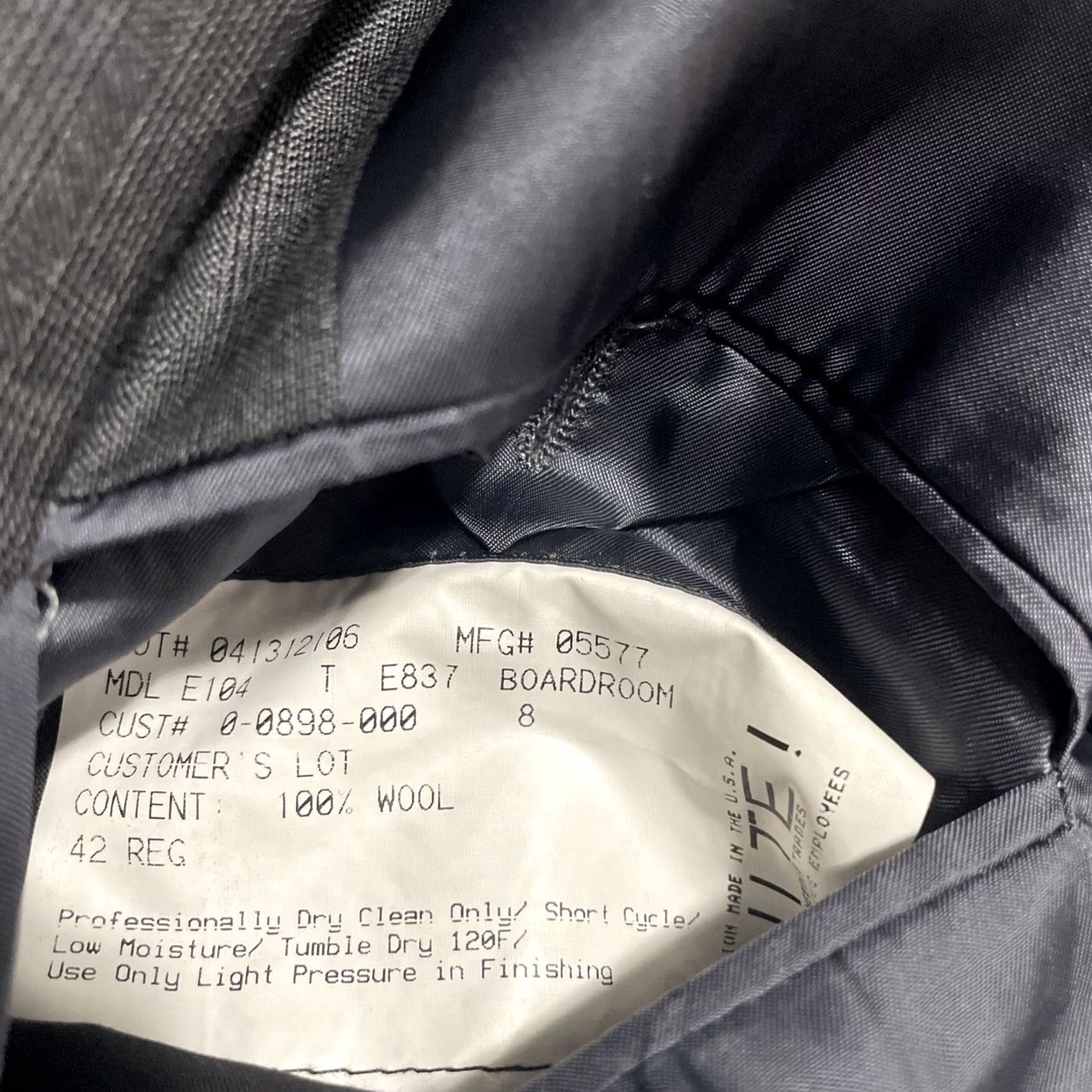 Vintage Hickey Freeman x Loro Piana Super 120s Gray Glen Sport Jacket Coat Sz 42R Blazer Size 42R - 5 Thumbnail