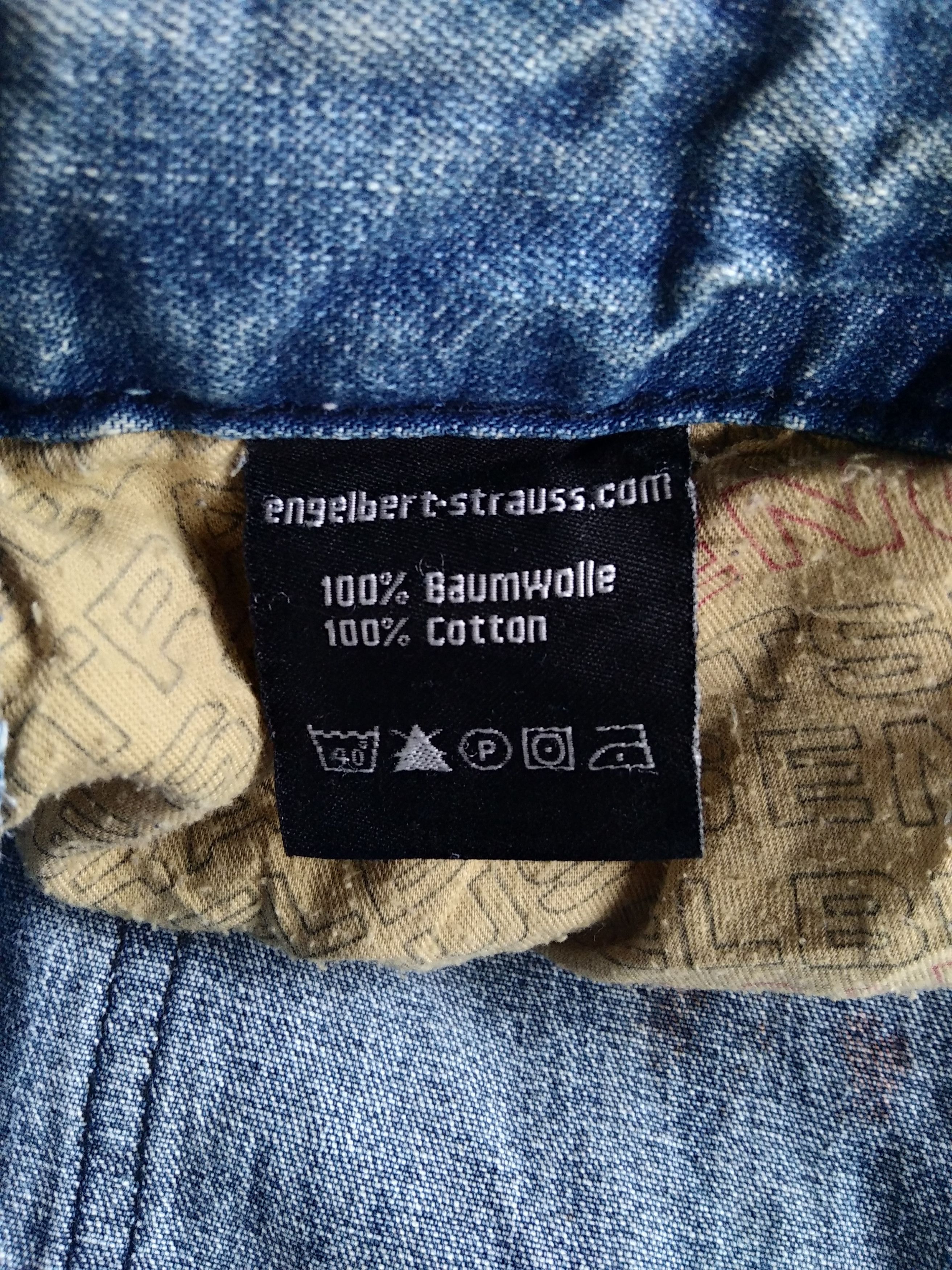 Garment Reproduction of Workers × Vintage Engelbert Strauss Denim Carpenter Multi Pocket Size US 36 / EU 52 - 11 Thumbnail