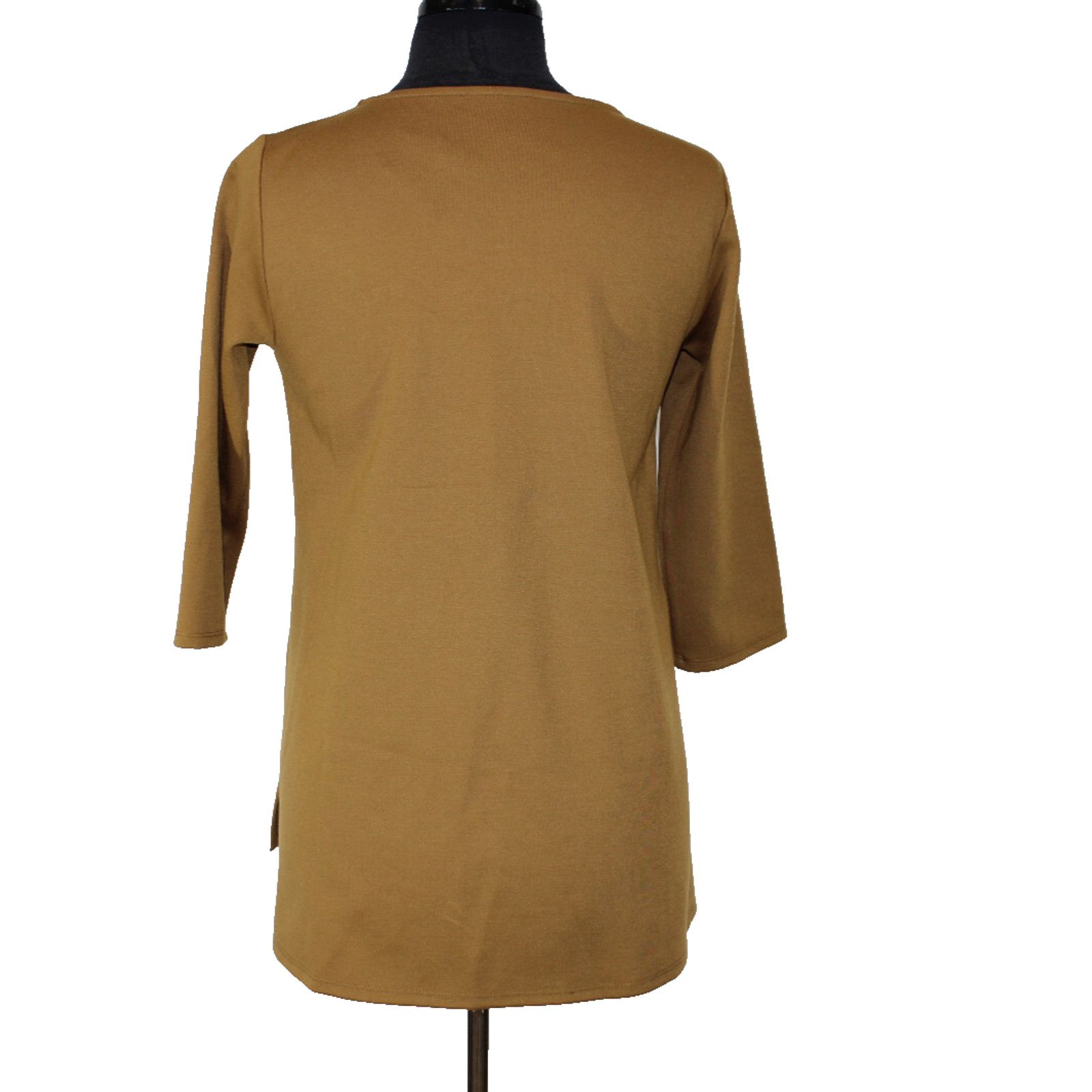 Eileen Fisher A5 New EILEEN FISHER Flex Ponte Bateau Neck Top Sweater XXS Size XXS / US 00 / IT 34 - 2 Thumbnail