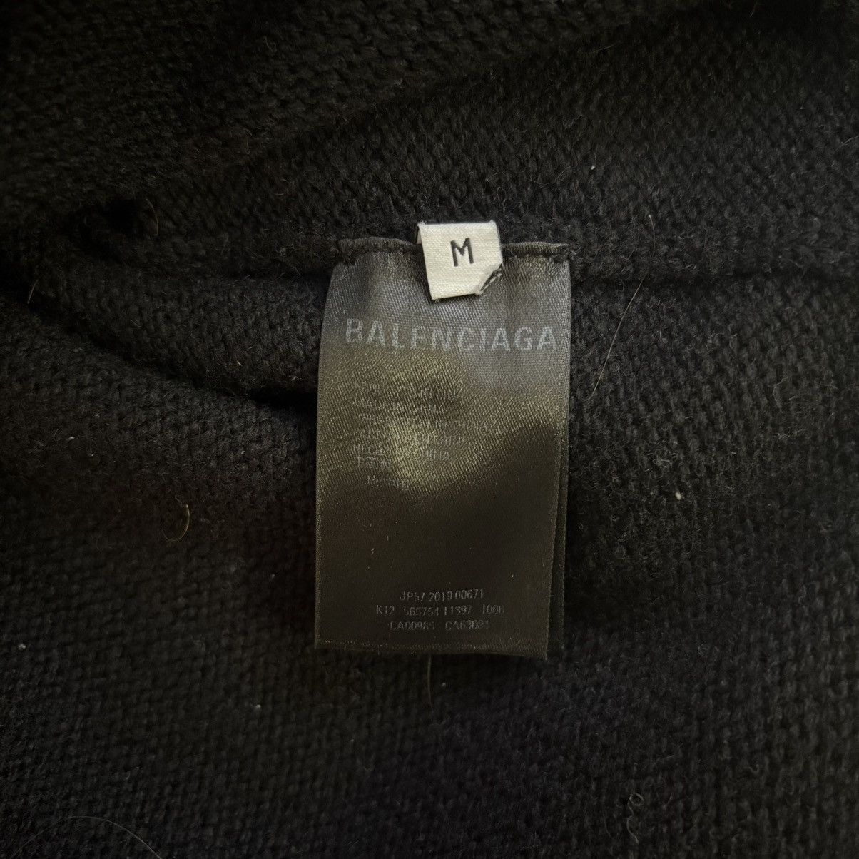 Balenciaga balenciaga deconstructed hem wool turtleneck Size US M / EU 48-50 / 2 - 3 Thumbnail