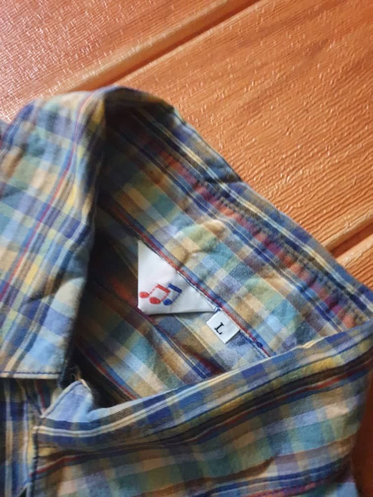 Japanese Brand Checkered chambray retro shirt Size XXS / US 00 / IT 34 - 2 Thumbnail