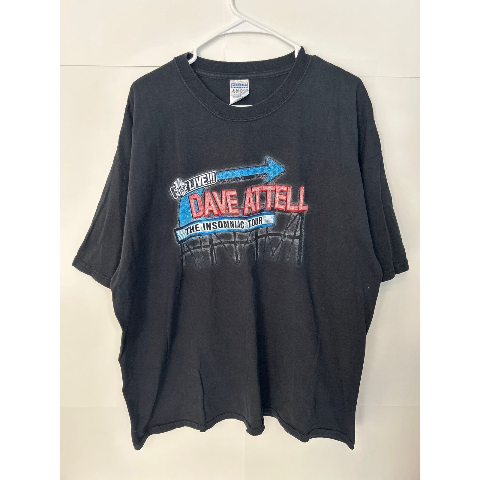 Gildan Comedy Central Live Dave Attell The Insomniac Tour XXL Size US XXL / EU 58 / 5 - 3 Thumbnail