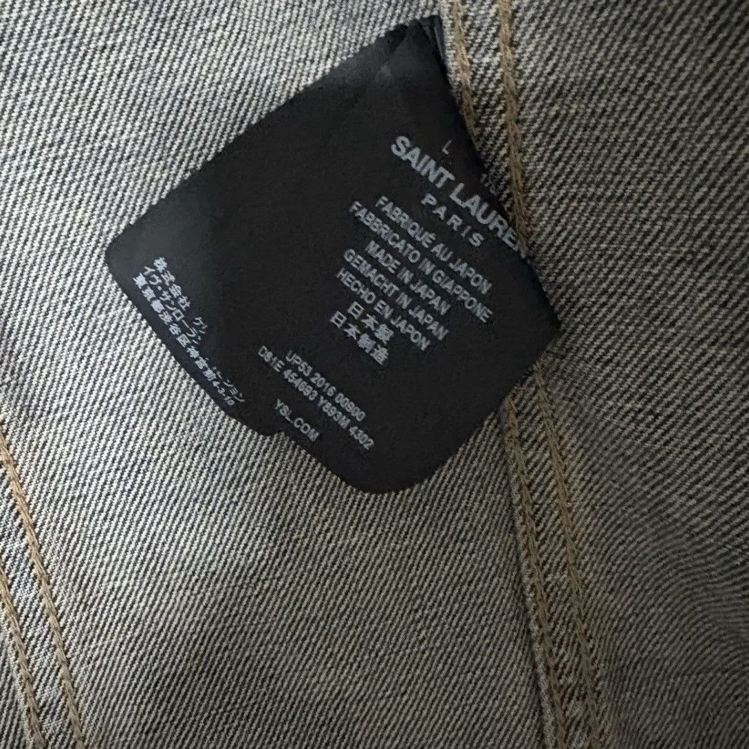 Saint Laurent Paris Saint Laurent Hedi Slimane SS16 Sweet Dreams Denim Jacket Size US L / EU 52-54 / 3 - 8 Thumbnail