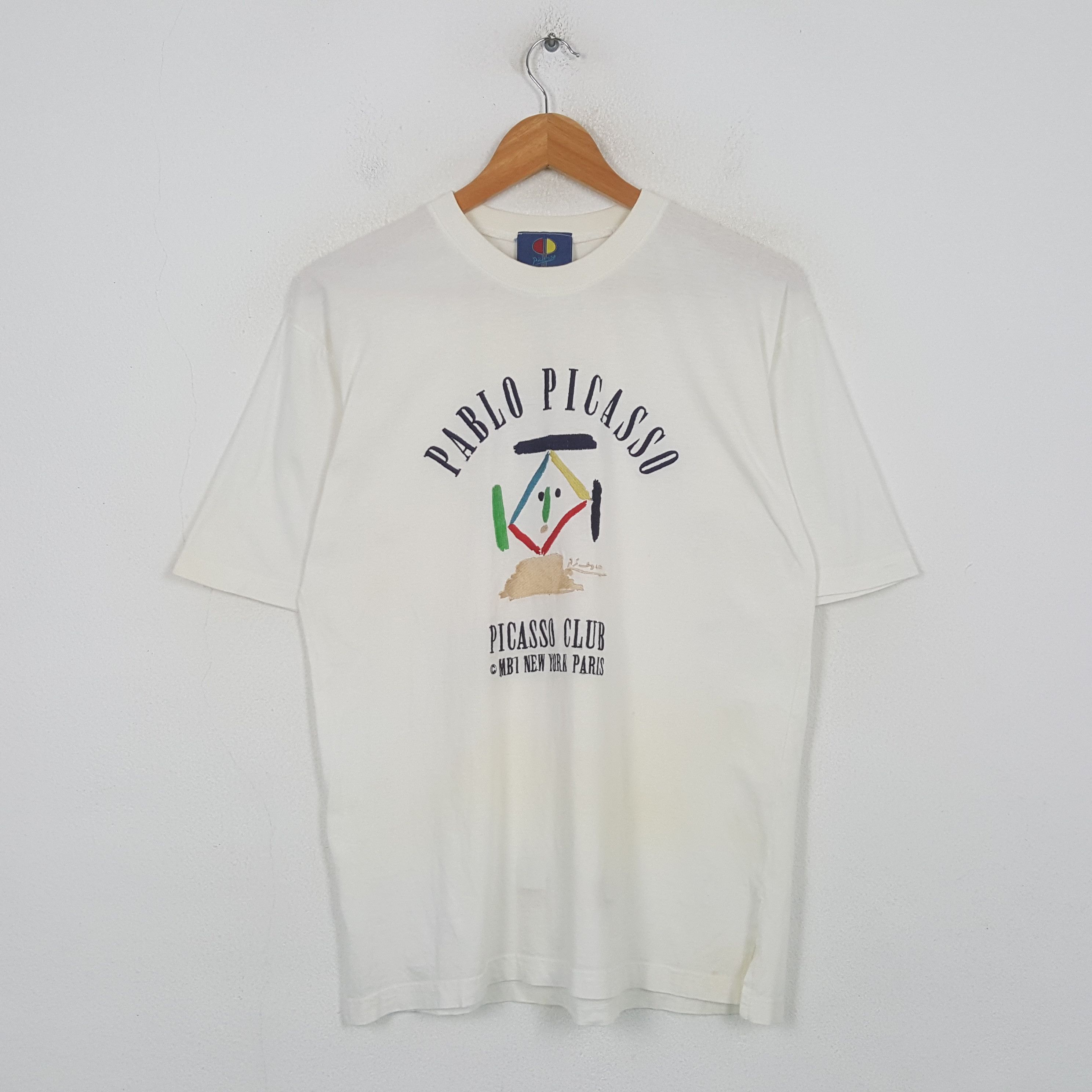 Vintage Vintage Pablo Picasso Spanish Painting T-shirt C294N79 Size US M / EU 48-50 / 2 - 1 Thumbnail