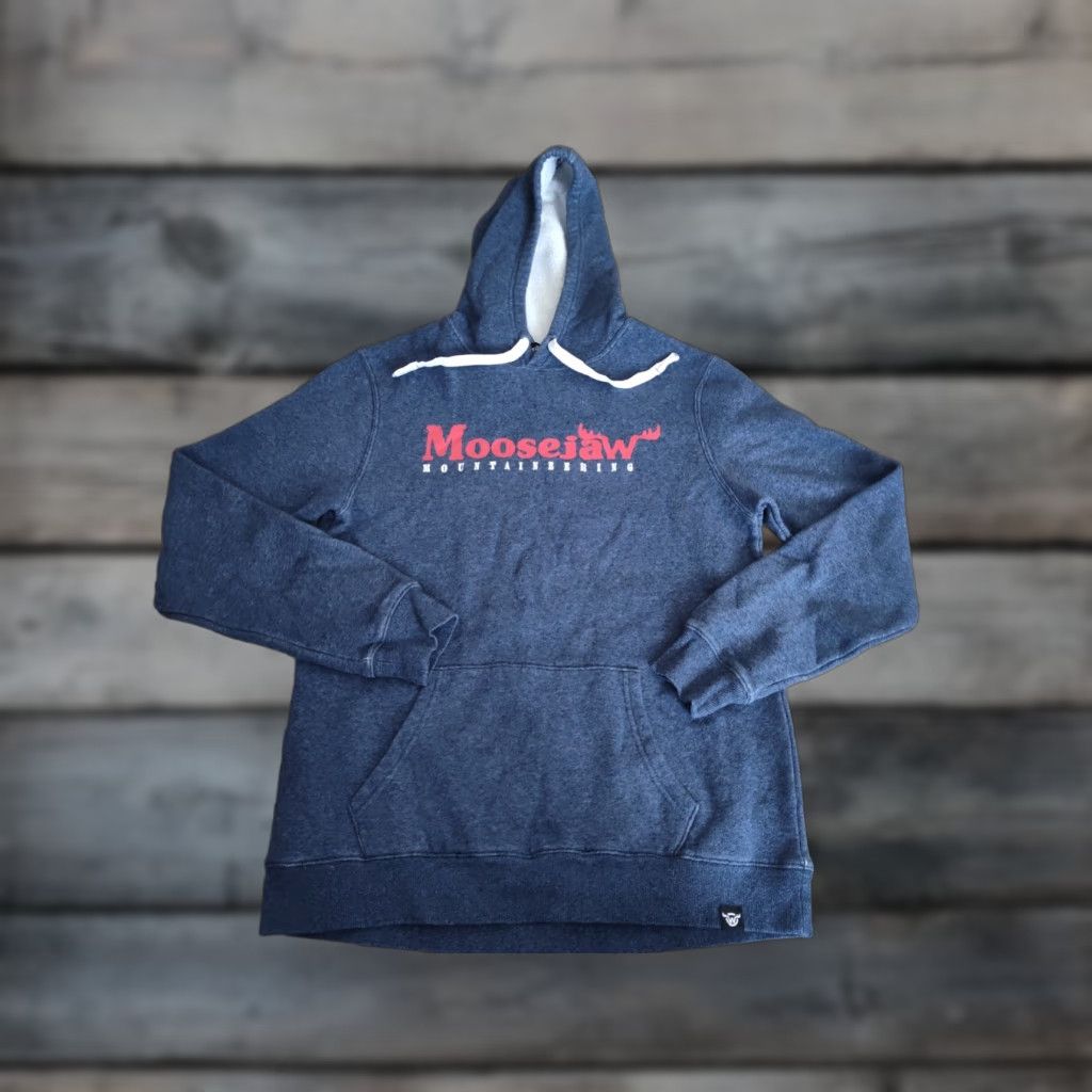 Vintage MOOSEJAW Mountaineering Hoodie Fleece Lined BLUE Women's Size Medium Blue Size M / US 6-8 / IT 42-44 - 1 Thumbnail
