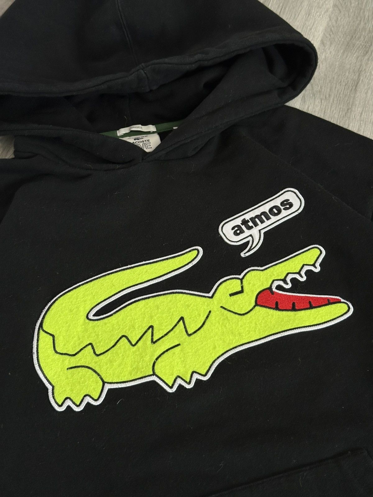 Lacoste × atmos Lacoste L!VE x Atmos Hoodie,Made in Japan, Rare Sample Size US S / EU 44-46 / 1 - 4 Thumbnail