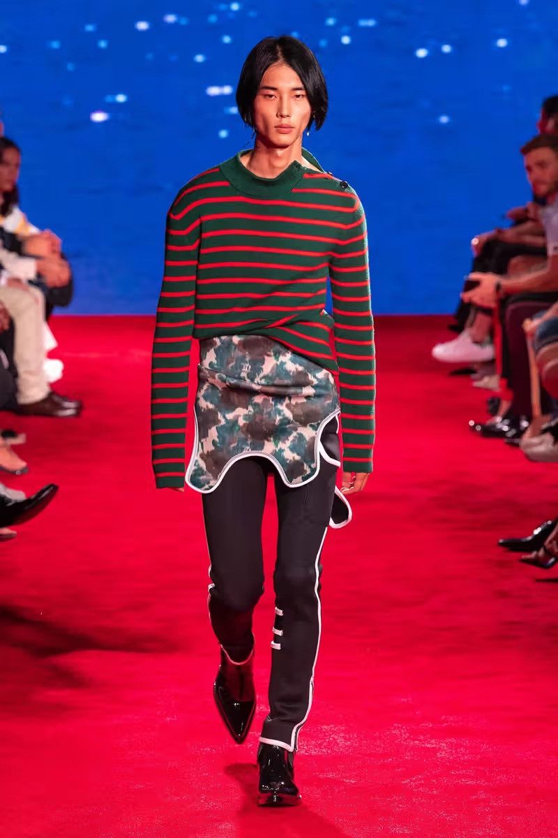 Calvin Klein 205W39NYC SS19 Striped Sweater Size US S / EU 44-46 / 1 - 1 Thumbnail