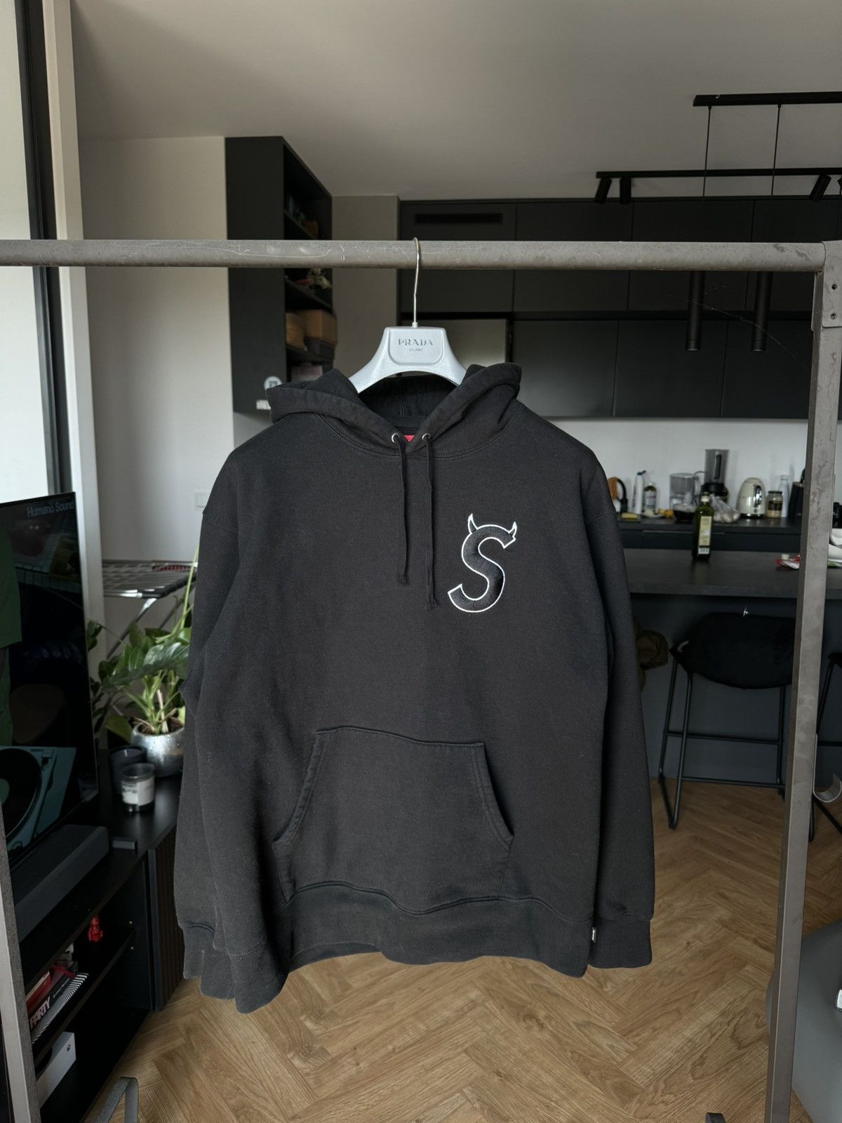 Supreme Supreme S logo devil hoodie | Grailed