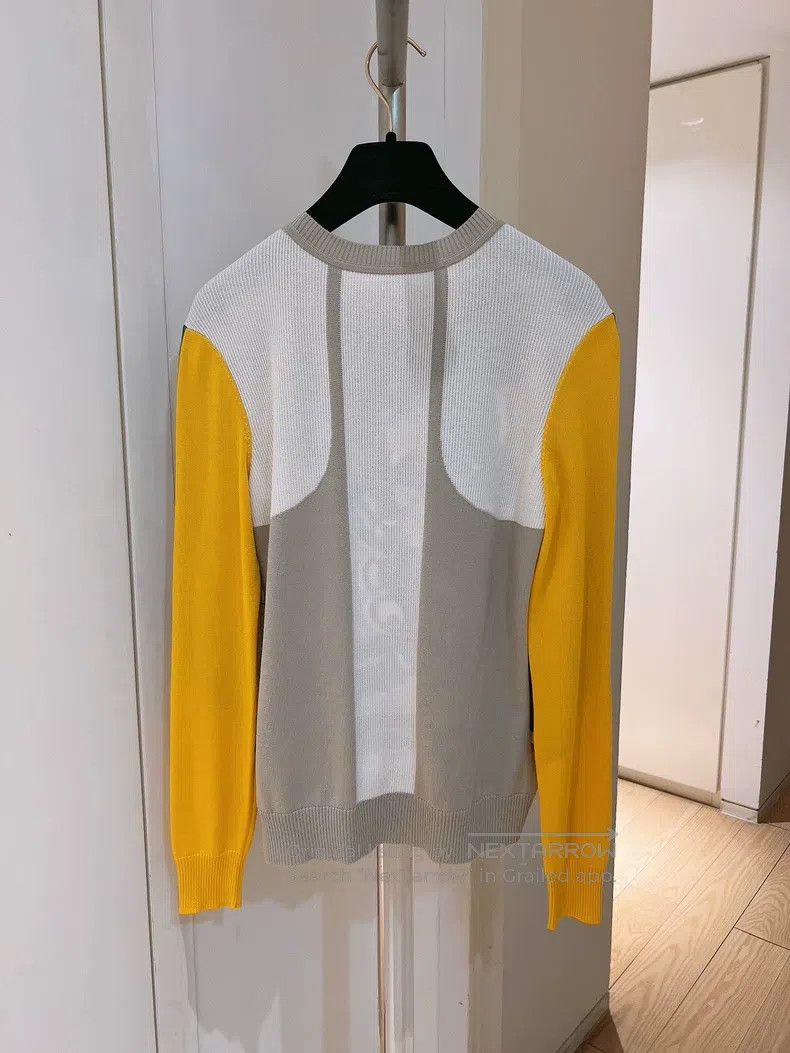 Other Hermes Silk Printed Knit Top Size XXS / US 00 / IT 34 - 2 Thumbnail