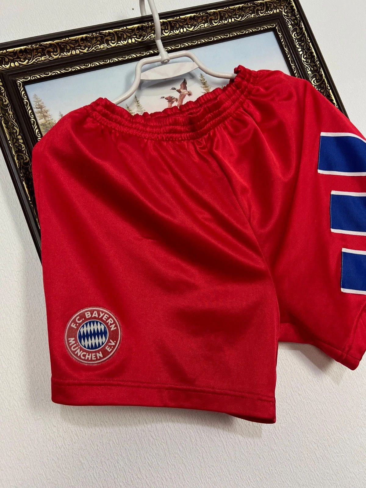 Adidas Vintage 90's Adidas Bayern Munich Football Shorts Soccer M Size US 32 / EU 48 - 2 Thumbnail