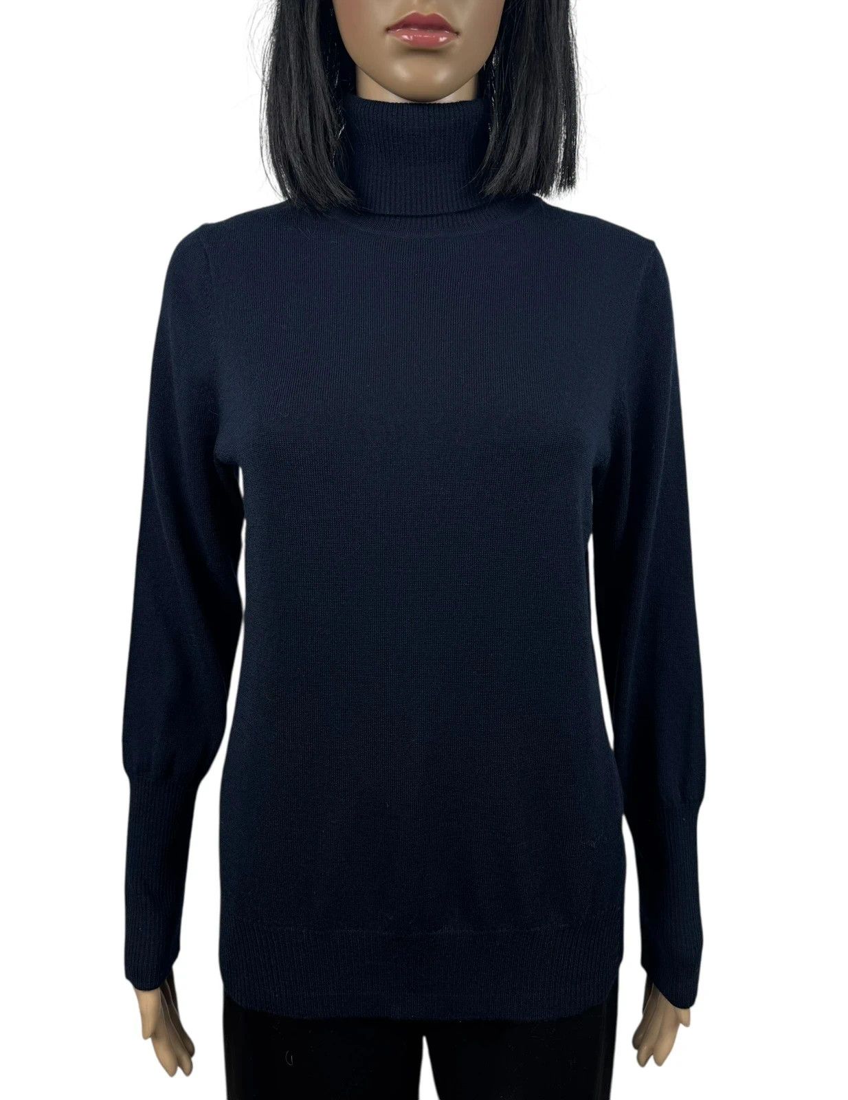Jaeger Jaeger Wool Turtleneck Jumper Women size M Size M / US 6-8 / IT 42-44 - 2 Thumbnail