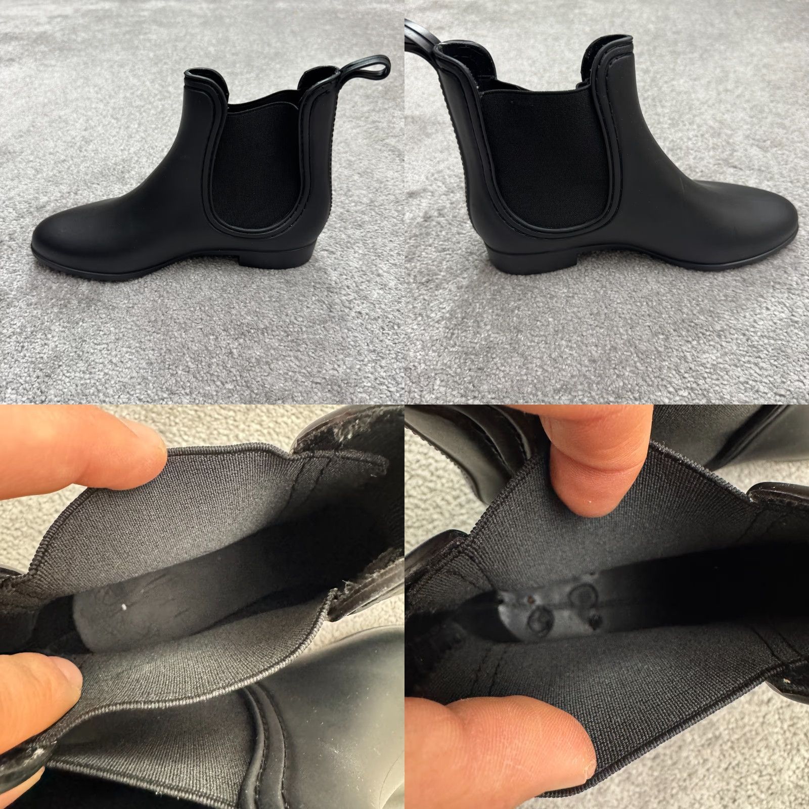 Dolce Vita VINTAGE Dolce Vita Strayden Chelsea Rain Boots Women’s 9 Ankle Waterproof Rubber Casual Outdoor Size US 9 / IT 39 - 8 Thumbnail