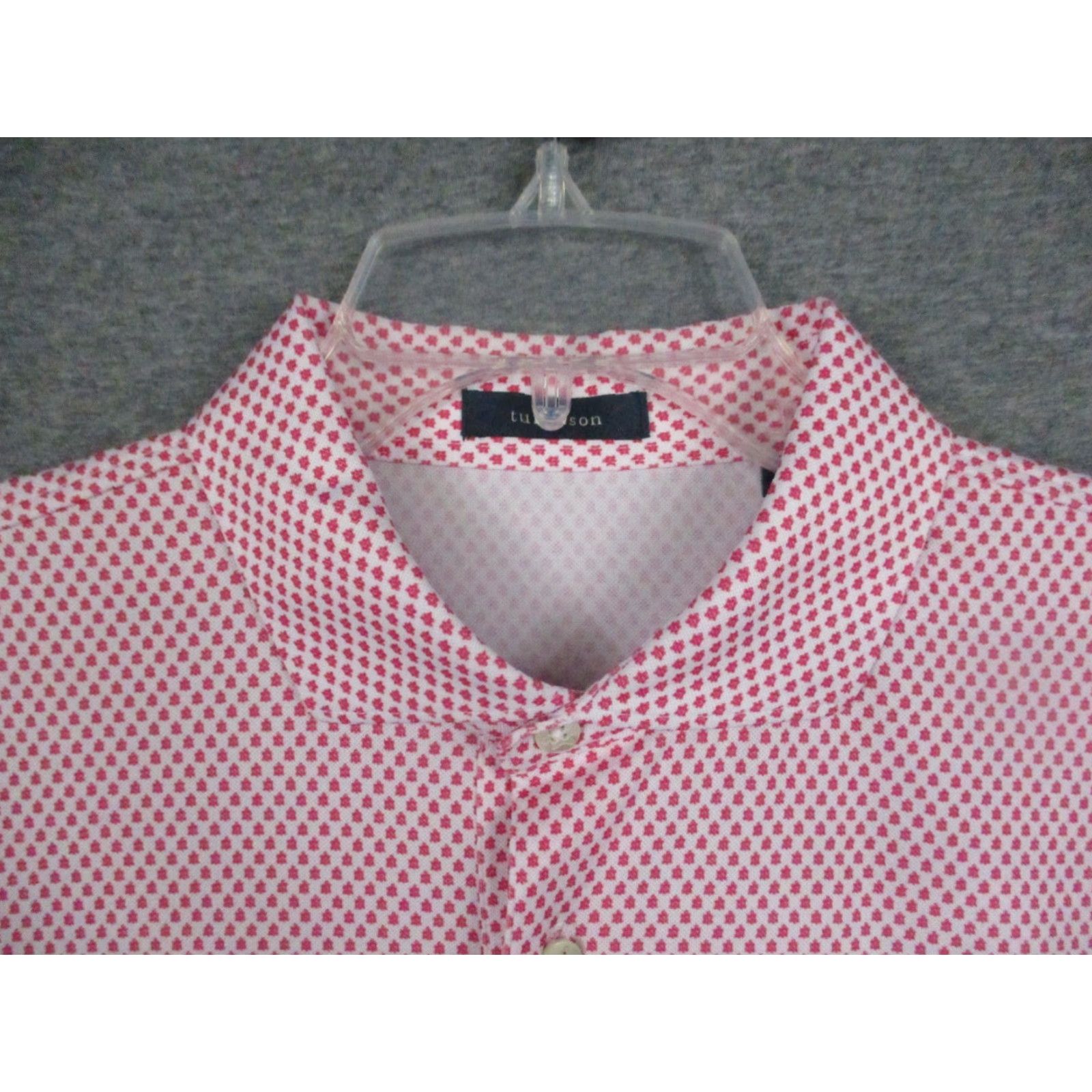 Vintage Turtleson Polo Shirt Large Mens Chairmans Cup Golf Salmon Turtle Pattern Polo Shirt Mens L Salmon Golf Polo Shirt Mens Chairmans Cup Turtleson Size US L / EU 52-54 / 3 - 4 Thumbnail