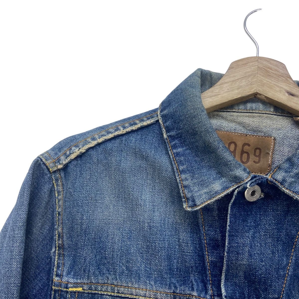 Gap × Vintage Made in Italy Gap Trucker Distressed Western Jacket Size US XS / EU 42 / 0 - 8 Thumbnail