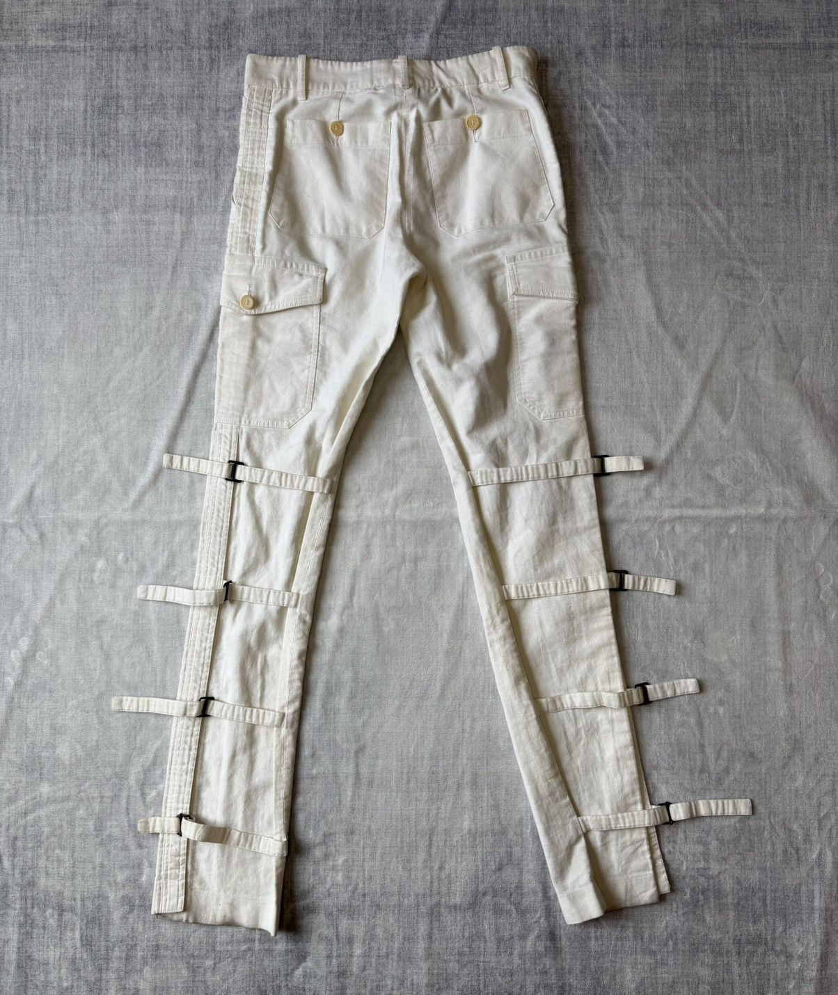 Ann Demeulemeester Ann Demeulmeester AW04 Bondage Strap Belted Cargo Pants Size 26" / US 2 / IT 38 - 2 Thumbnail