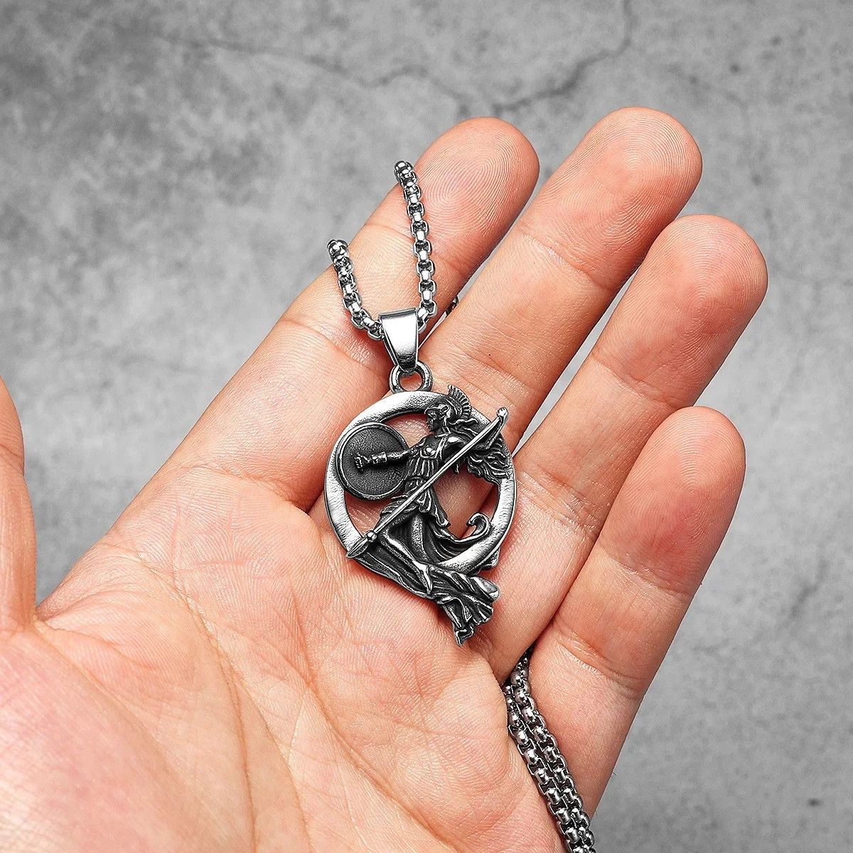Other Greece Warrior Pendant Accessories Necklace Gifts Size ONE SIZE - 1 Thumbnail