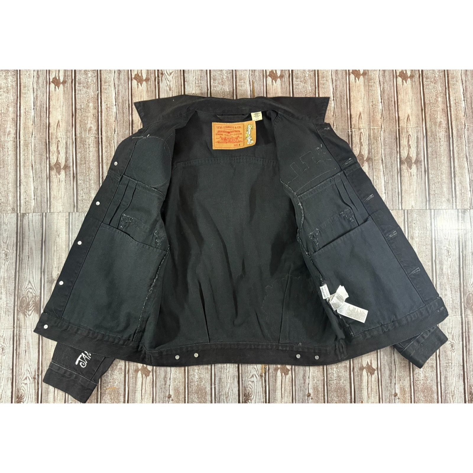 DENIM TEARS Levi's x DENIM TEARS Stussy Our Legacy Paint Patch Jacket sz Size US S / EU 44-46 / 1 - 2 Thumbnail