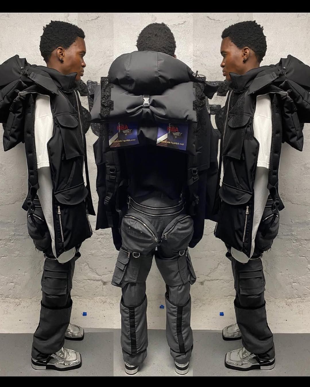 Anonymous Club × Hood By Air Hood by Air Black Backless Tie Vest Size US S / EU 44-46 / 1 - 1 Thumbnail