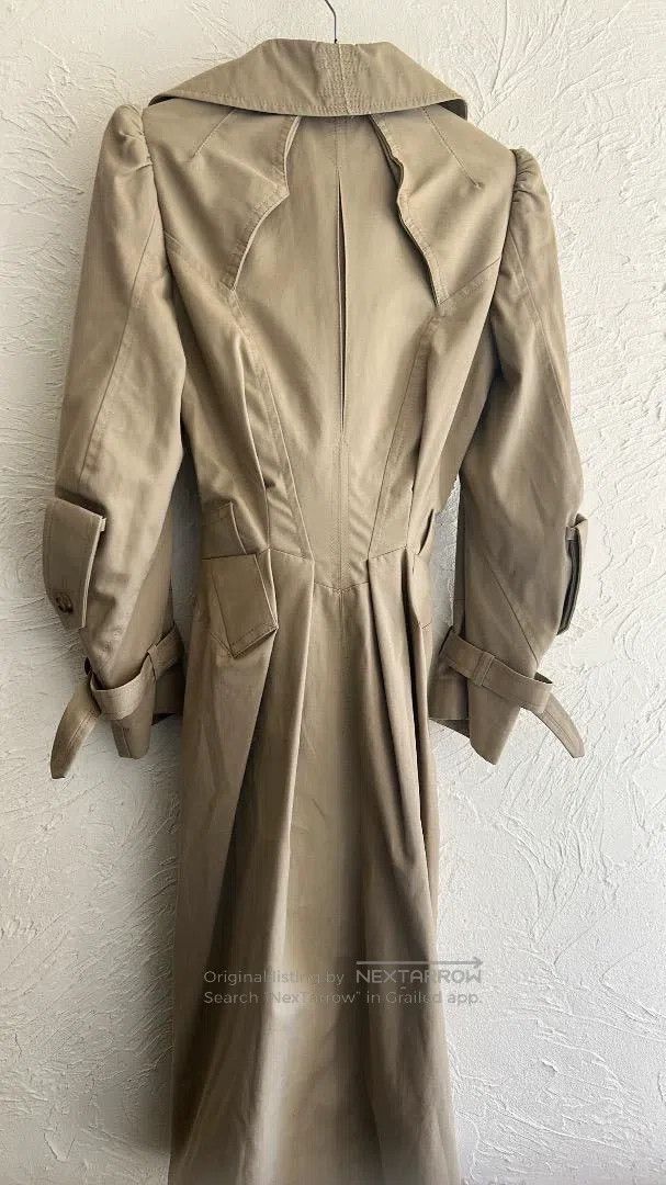 Junya Watanabe Junya Watanabe Deconstructed Khaki Trench Coat Size XS / US 0-2 / IT 36-38 - 3 Thumbnail