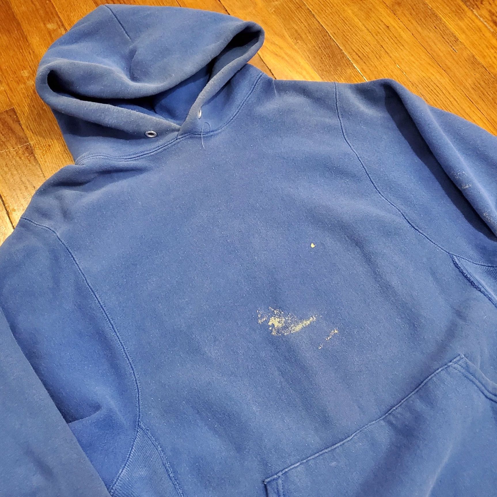 Starter VINTAGE Starter Hoodie Sweatshirt Mens Large Blue Made USA Fleece Pullover 80s Size US L / EU 52-54 / 3 - 5 Thumbnail