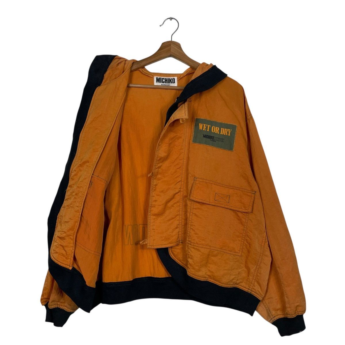 Michiko Koshino Michiko Koshino London Hooded Nylon Jacket Size US M / EU 48-50 / 2 - 10 Thumbnail