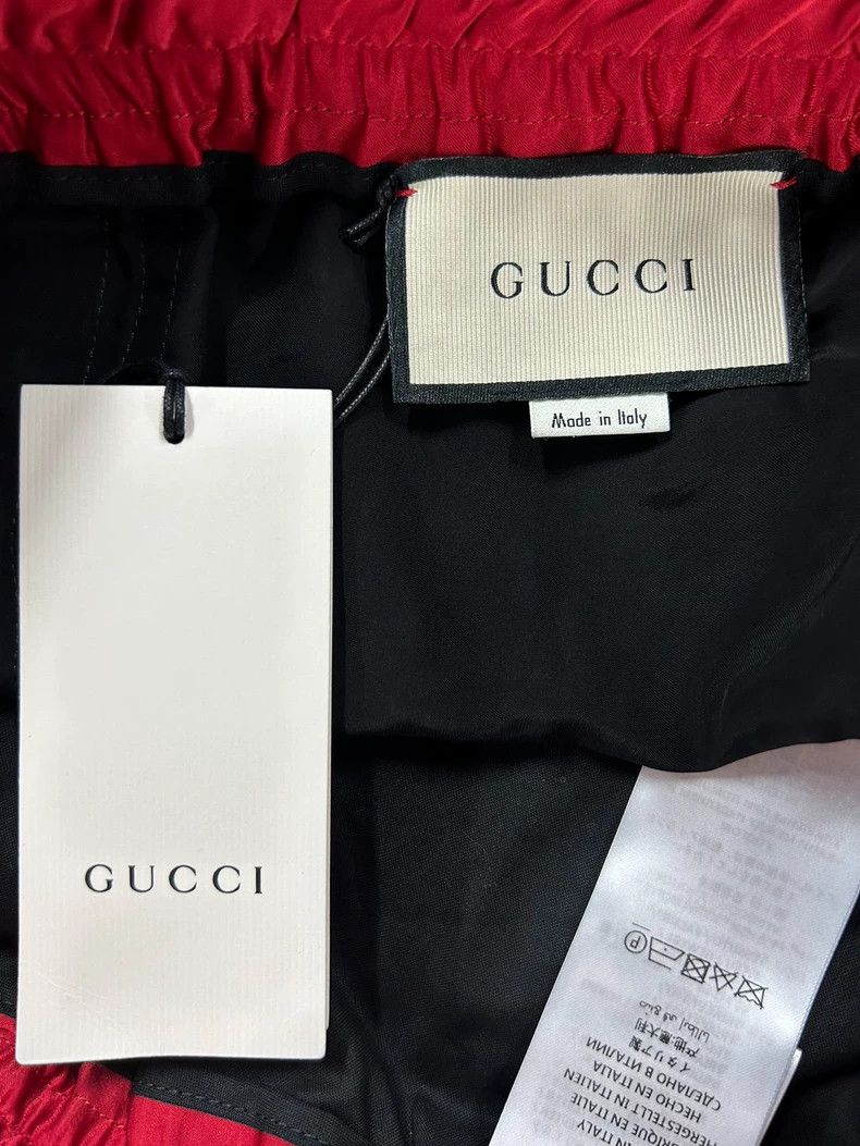 Gucci Gucci Black red side webbing elastic drawstring waist men's Size US 40 / EU 56 - 4 Thumbnail