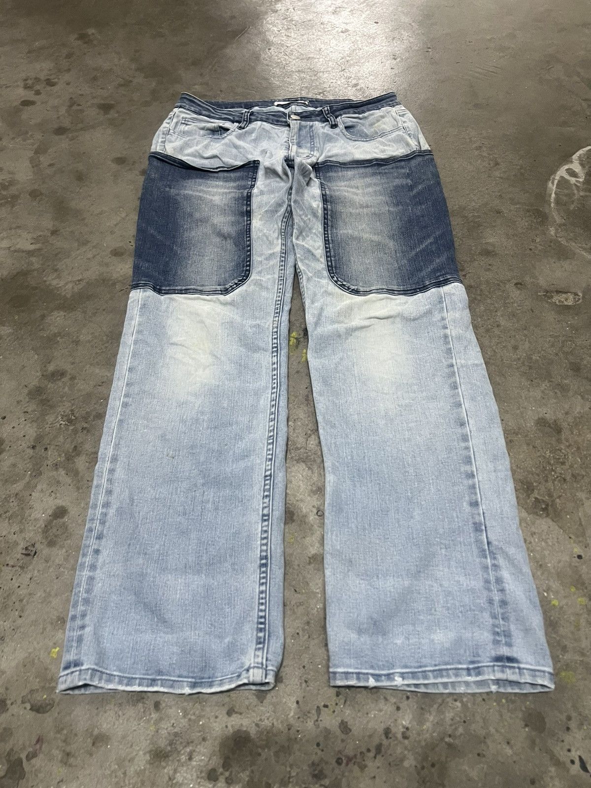 Designer × Issey Miyake TSUMORI CHISATO DOUBLE POCKET DISTRESSED DENIM PANT Size US 28 / EU 44 - 5 Thumbnail