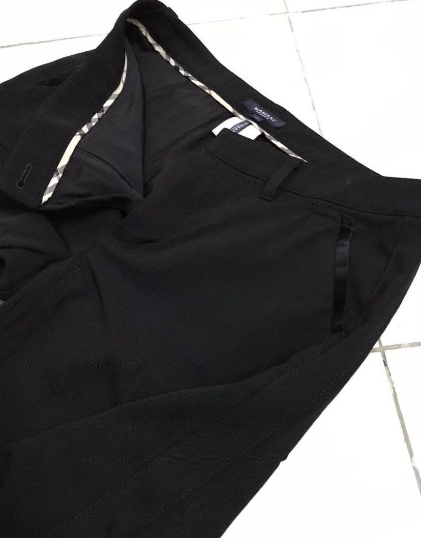 Burberry Burberry London Black Mohair Tuxedo Trousers Pants Size 40 Size US 31 - 7 Thumbnail