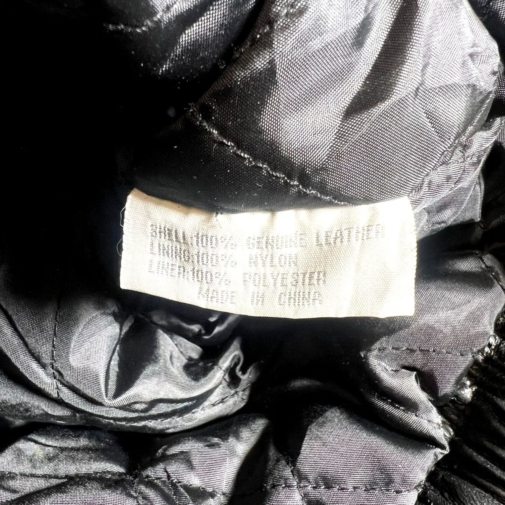 Vintage Vintage Leather Jacket Mens Large Black Patchwork Grunge 90s Moto Biker Size US L / EU 52-54 / 3 - 4 Thumbnail