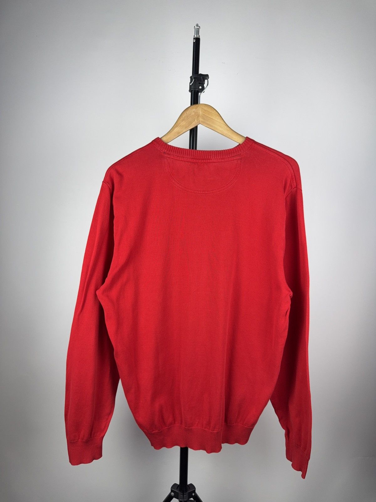 Paul & Shark × Vintage Paul & Shark Yachting Red Knit Sweater Logo Spellout Size L Size US L / EU 52-54 / 3 - 10 Thumbnail