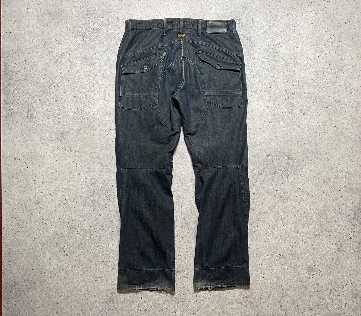 G-Star × Japanese Brand Vintage Cargo Jeans Denim G-Star Raw Y2K Size US 36 / EU 52 - 2 Thumbnail