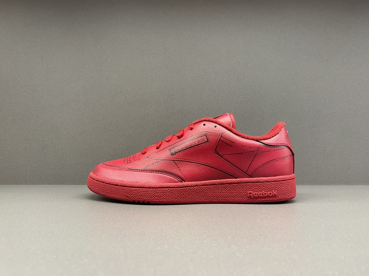 Maison Margiela × Reebok Reebok Club C TL Maison Margiela Vector Red Size US 9 / EU 42 - 6 Thumbnail