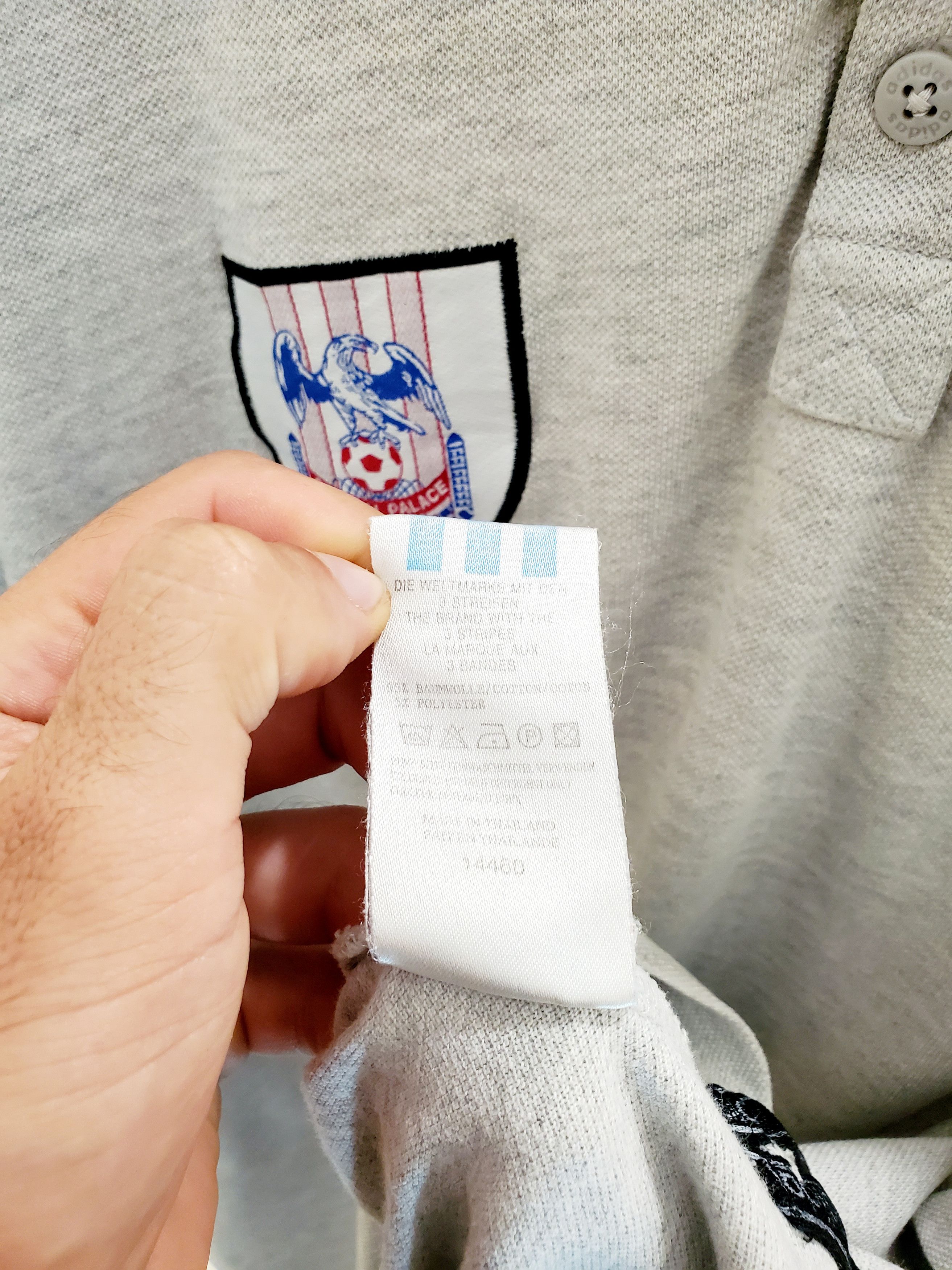 Adidas Vintage 90 adidas D8 F6 Crystal Palace polo shirt Xl Size US XL / EU 56 / 4 - 5 Thumbnail