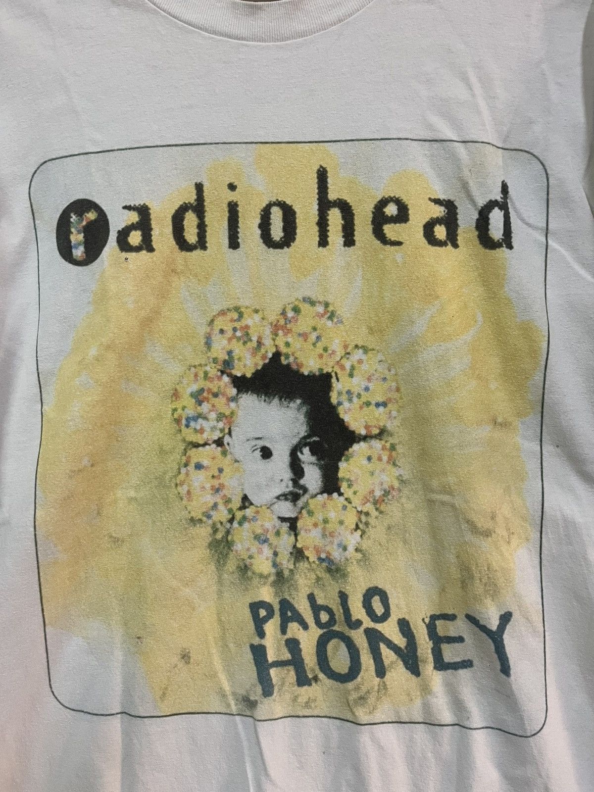 Band Tees Vintage Radiohead Pablo Honey T-Shirt Sz. L (true vintage) Size US L / EU 52-54 / 3 - 2 Thumbnail