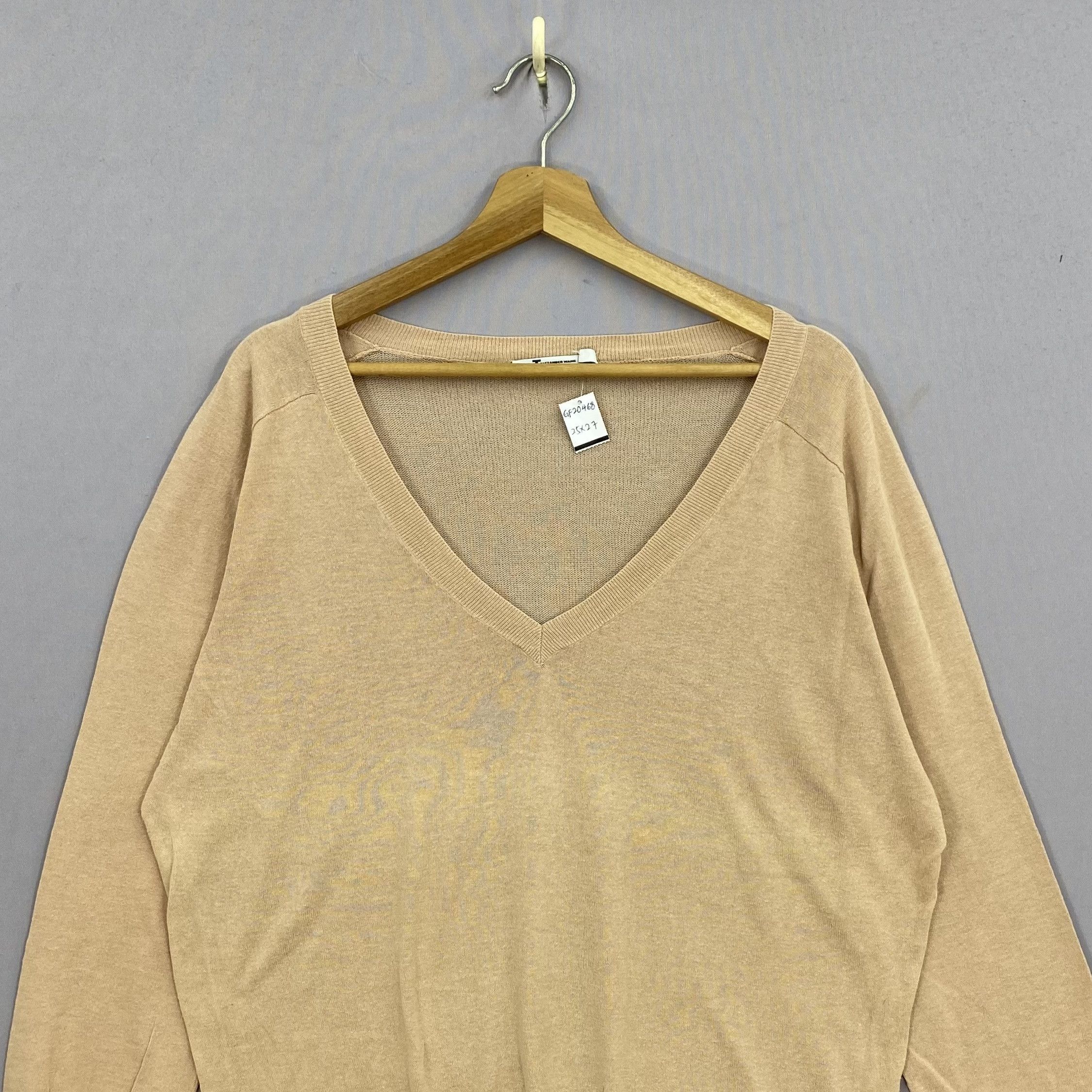Alexander Wang Vintage T by Alexander Wang V-Neck Sweatshirt Knit Jumper Size XL / US 12-14 / IT 48-50 - 4 Thumbnail
