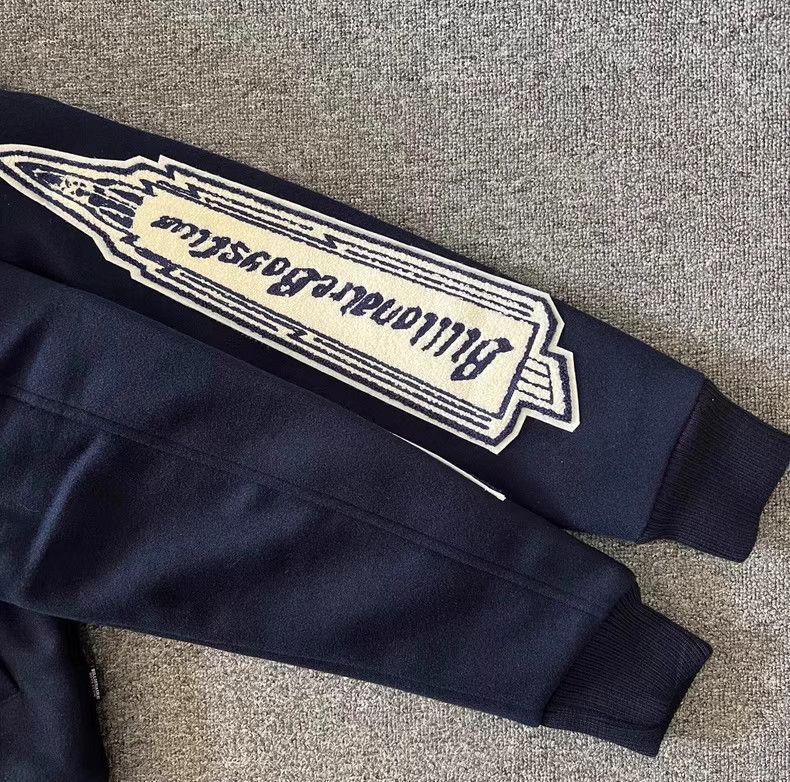 Billionaire Boys Club Rocket Sleeve Terry Embroidered Varsity Jacket. Q7 Size US L / EU 52-54 / 3 - 3 Thumbnail
